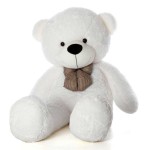 Super Giant 7 Feet White Bow Teddy Bear Soft Toy